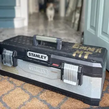 Toolbox on the doorstep