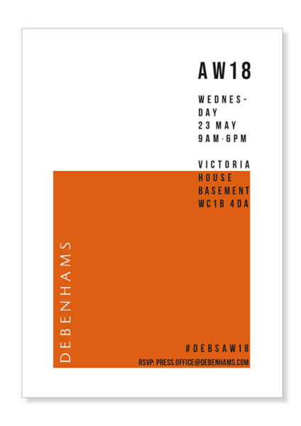 Debenhams AW18