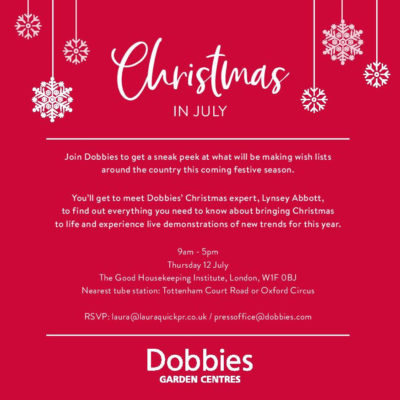 Dobbies Garden Centre  Christmas in July Event