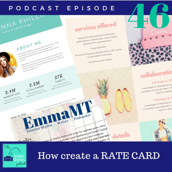 Creative industry rate card