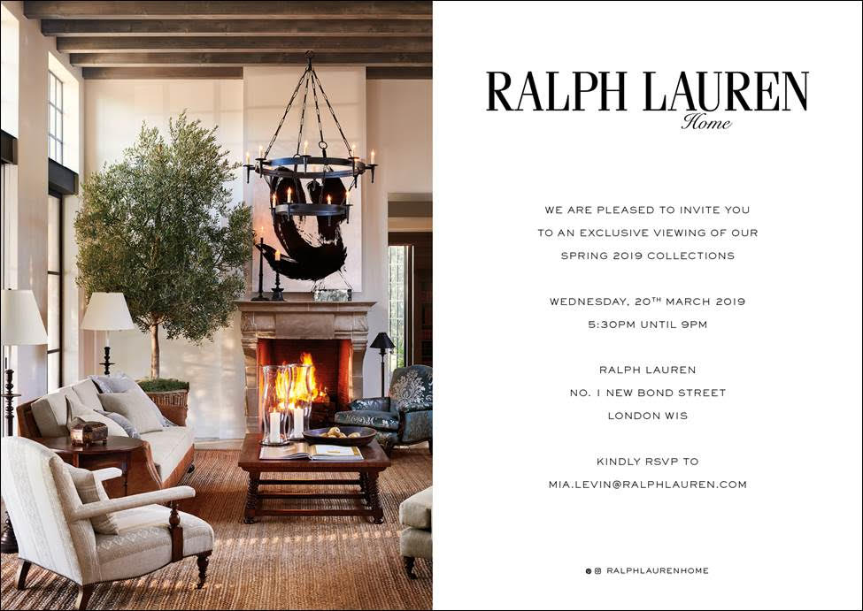 Ralph Lauren Home Spring 2019 Collection