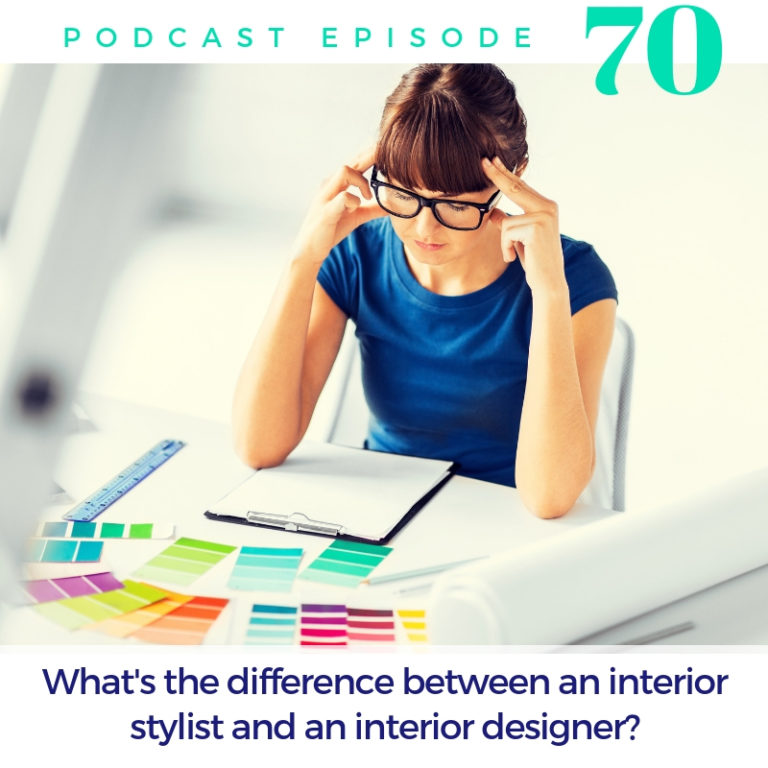 What's the difference between in interior stylist and an interior designer?