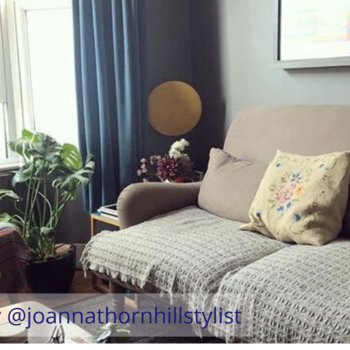 20 of the best vintage interiors in the UK. Living room with vintage coffee table and accessories