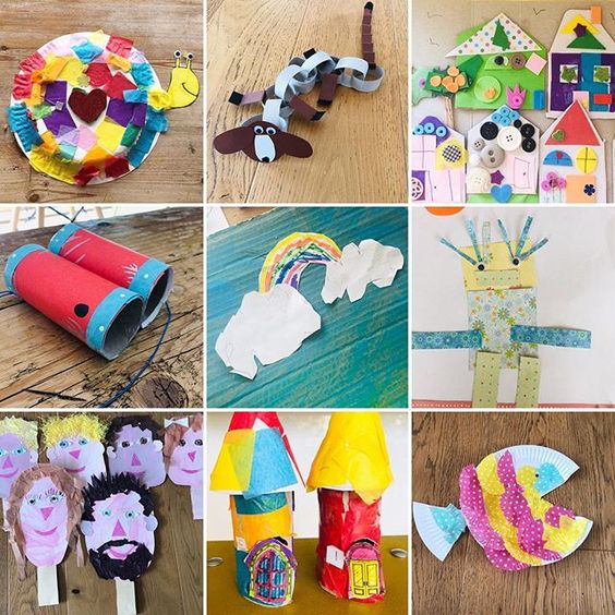 19 creative ways to use paper. 9 colourful kids crafts using paper