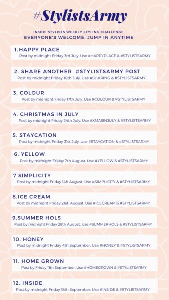 Stylists Army Summer prompts