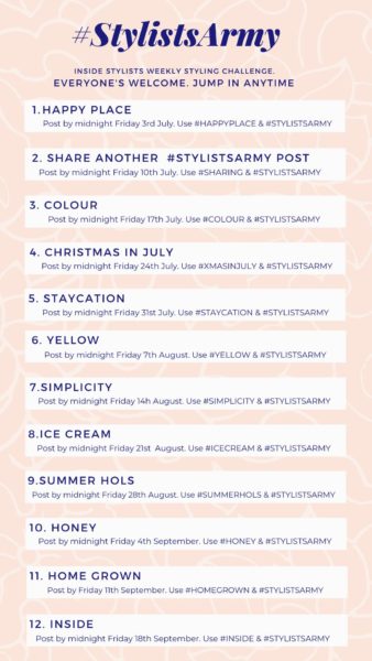 Stylists Army Summer prompts