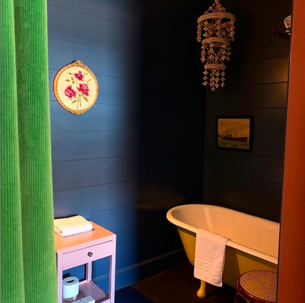 Beautiful guest bathroom in a boutique hotel