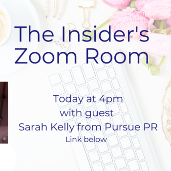 Insider's Zoom Room - Sarah Kelly