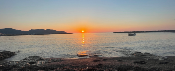 Sunset in Cala Bona Mallorca