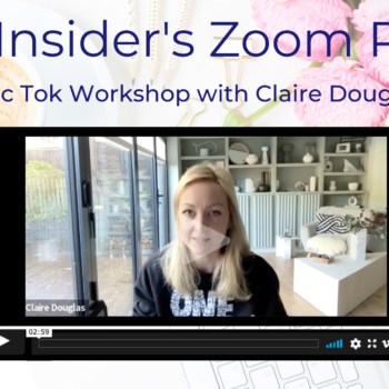 Tic Tok Workshop with Claire Douglas