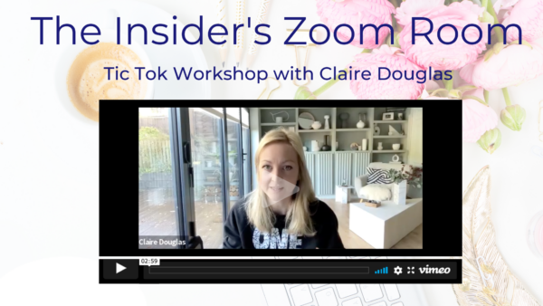 Tic Tok Workshop with Claire Douglas