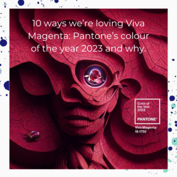 Pantone colour of the year 2023 Viva Magenta: