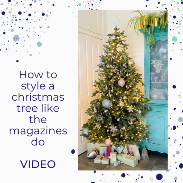 How to style a Christmas tree like an interior stylist