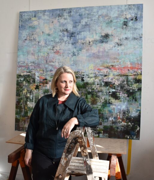 Artist Emma Tweedie and her fabulous abstract paintings
