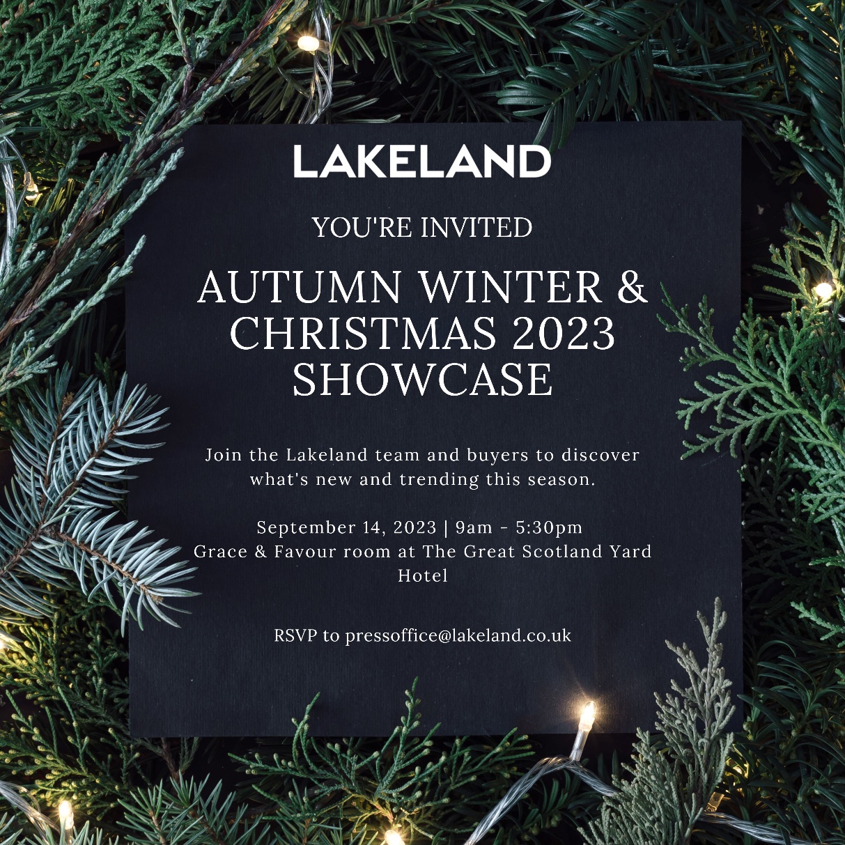 Lakeland Autumn/Winter & Christmas 2023 Showcase