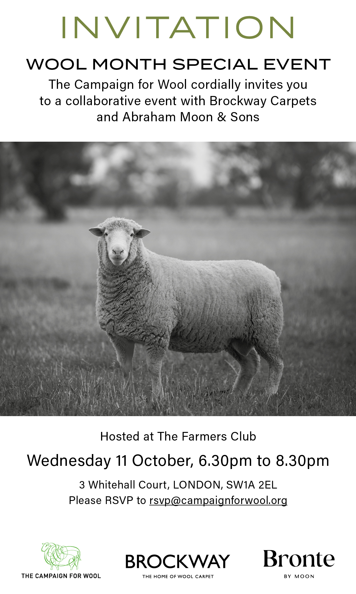 Wool Month : Campaign For Wool / Abraham Moon & Sons X Brockway 