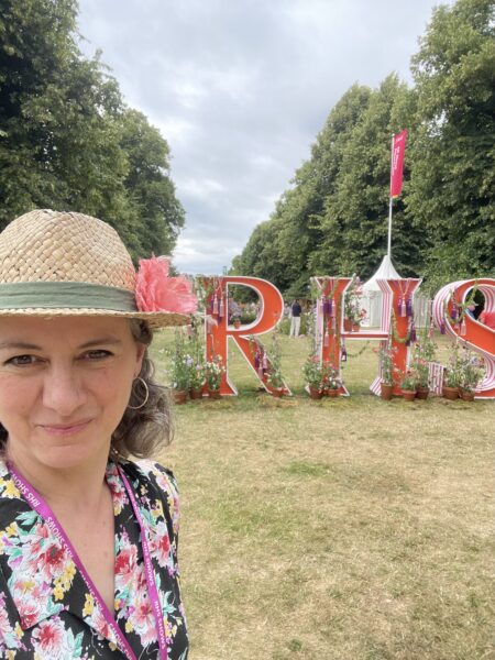 Emma Morton-Turner at The RHS Hampton Court Garden Festival