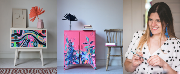 Talking all things furniture restoring and painting and decopaging with Chloe Kempster