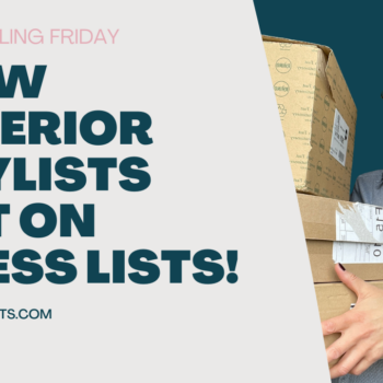 Freestyling Friday. Chats and videos with all the interior styling tips you need to be successful in the interior styling world.