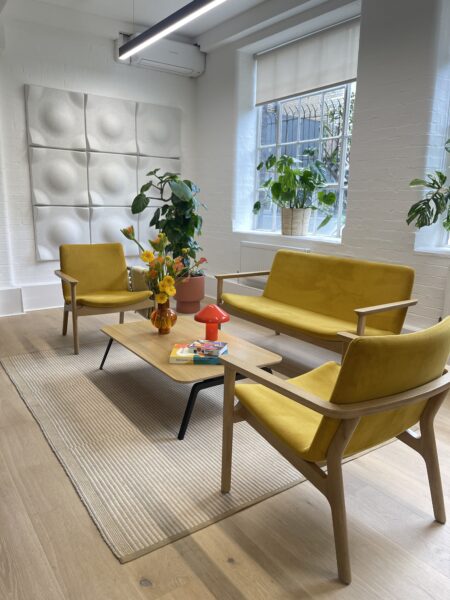 Flokk showroom at Clerkenwell Design Week
