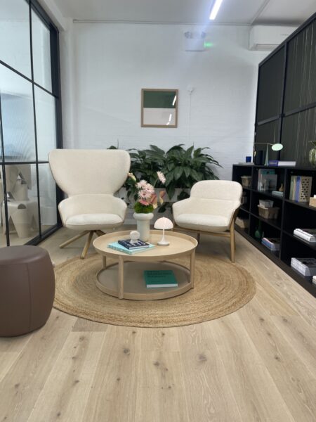 Flokk showroom at Clerkenwell Design Week