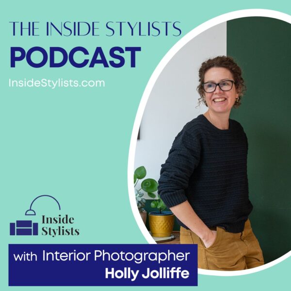 Holly Jolliffe interior photographer in her garden studio