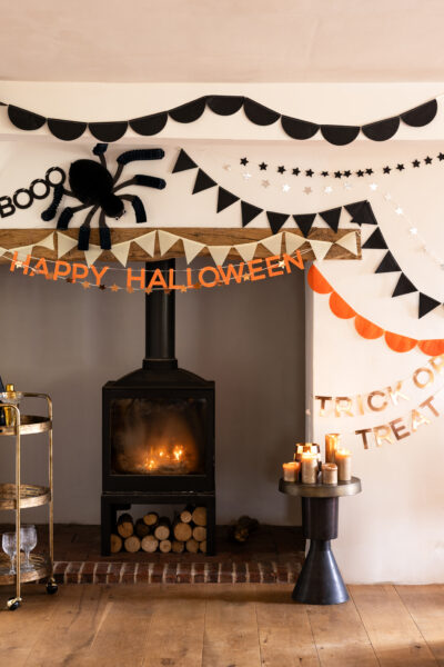 Halloween 2025 with great paper bunting