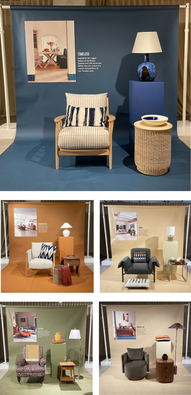 Five looks John Lewis Spring Summer 2026 Homeware Trends: Colours, Texture and Shape