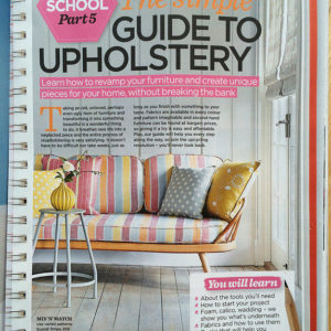 A guide to upholstery – everything you need to know to get started. 