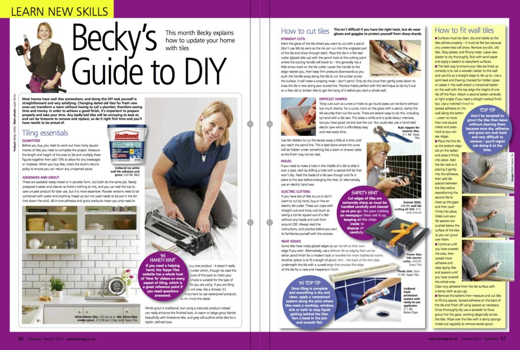 Becky’s Guide To DIY – Your Home magazine