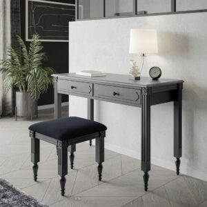 Feather & Black – Casterton dressing table & stool, £399 