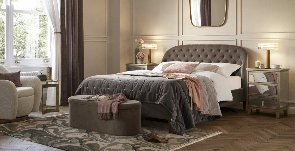 Feather & Black – Marlborough bed, from £799