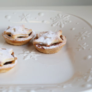 Ceramic Snowflake Serving Platter 