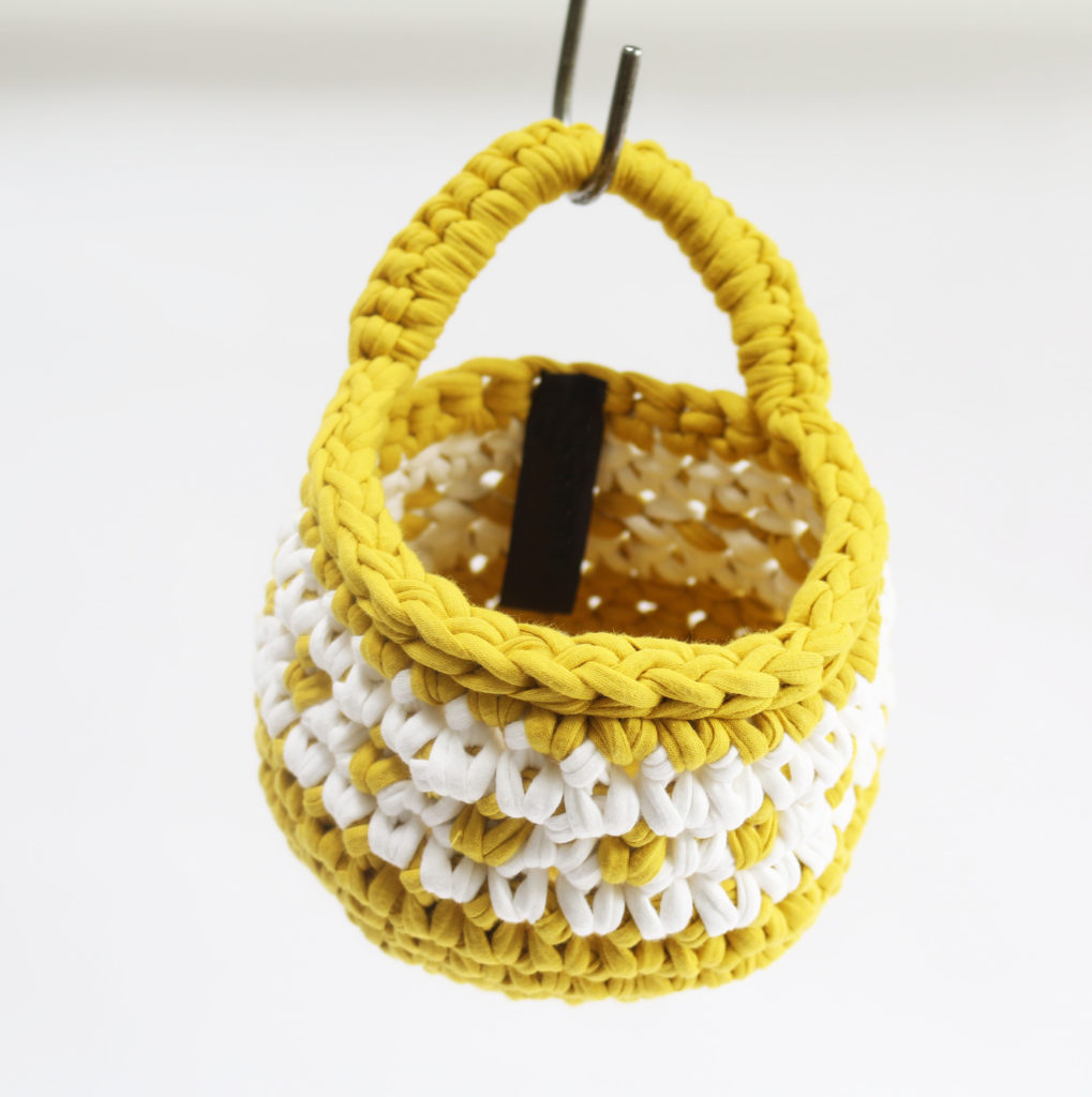 Hand Crocheted Storage Basket