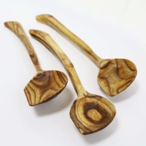 Hand Carved, Sumac Wood Stirring Spoon 