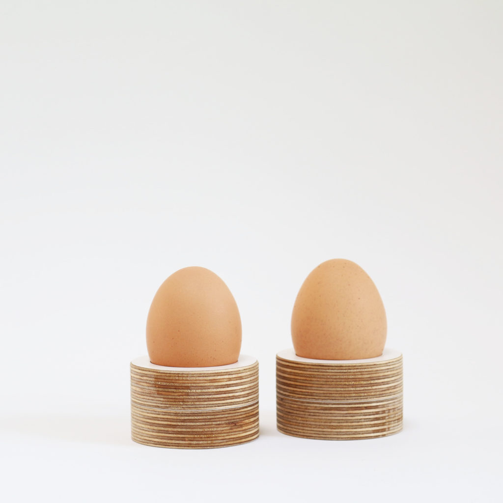 White Birch Ply Egg Cups