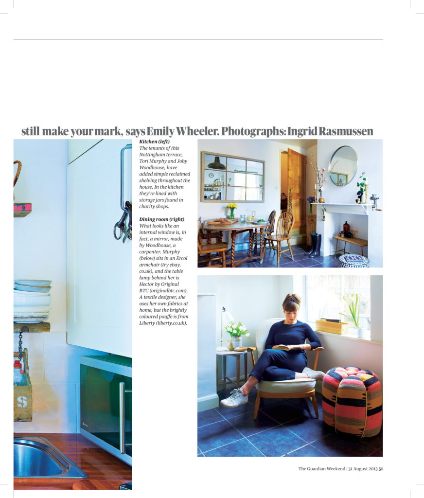 Make Yourself a Home, Guardian Weekend 02