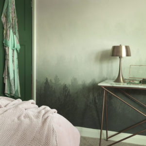 Forest wallpaper bedroom 