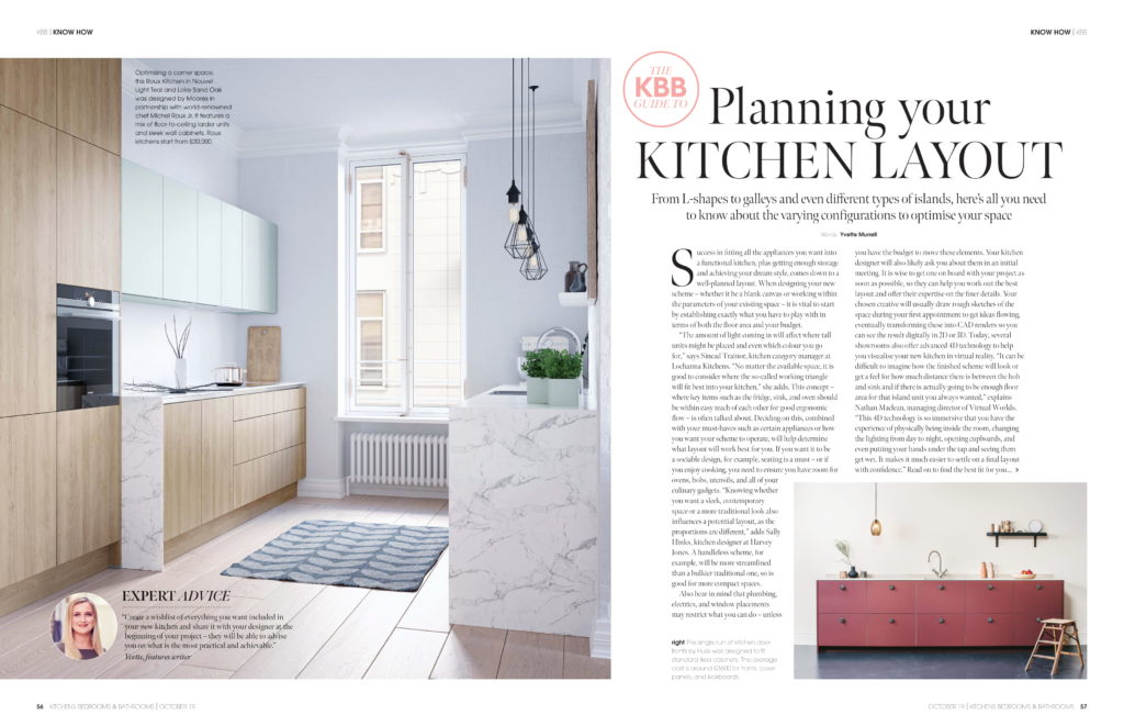 KBB – Kitchen layouts feature