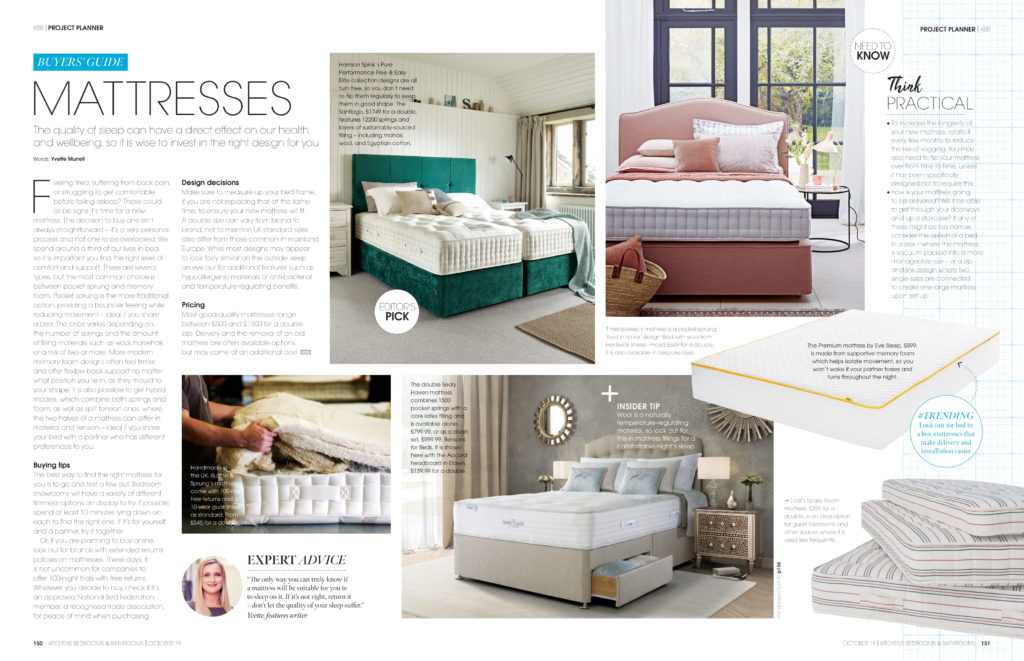 KBB – Buyers’ guide mattresses