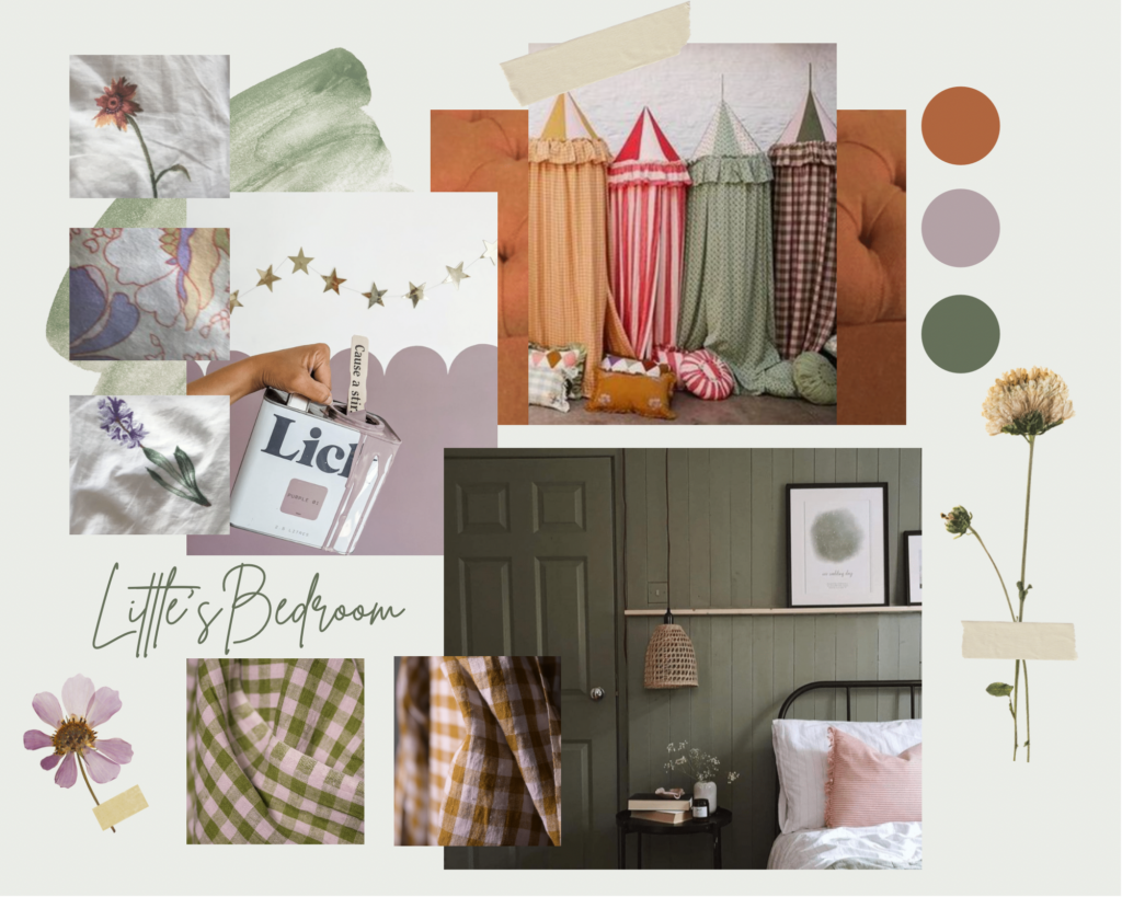 Brighton Family Home, Charlotte Dubery – Little M Bedroom Moodboard