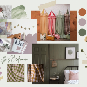 Brighton Family Home, Charlotte Dubery – Little M Bedroom Moodboard 
