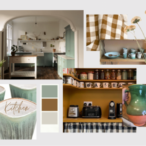 Brighton Family Home, Charlotte Dubery – Kitchen Moodboard 