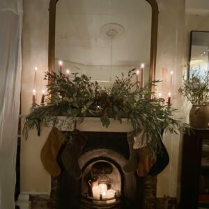 Client Christmas Mantle Display 