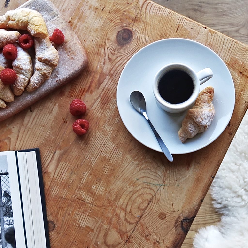 Sunday brunch flatlay