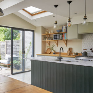 Modern kitchen blue green_Jemma Watts 
