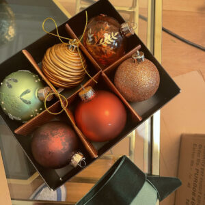 Handmade bauble box 