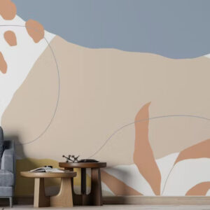 Abstract Vector Shape Wallpaper Mural 